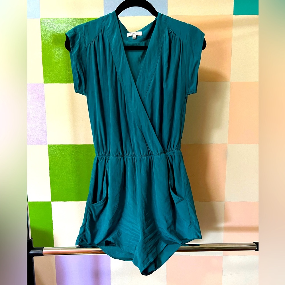 Silk romper